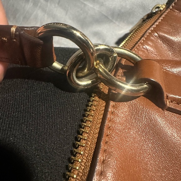 Coach Brown Leather Tote Bag - Picture 11 of 16